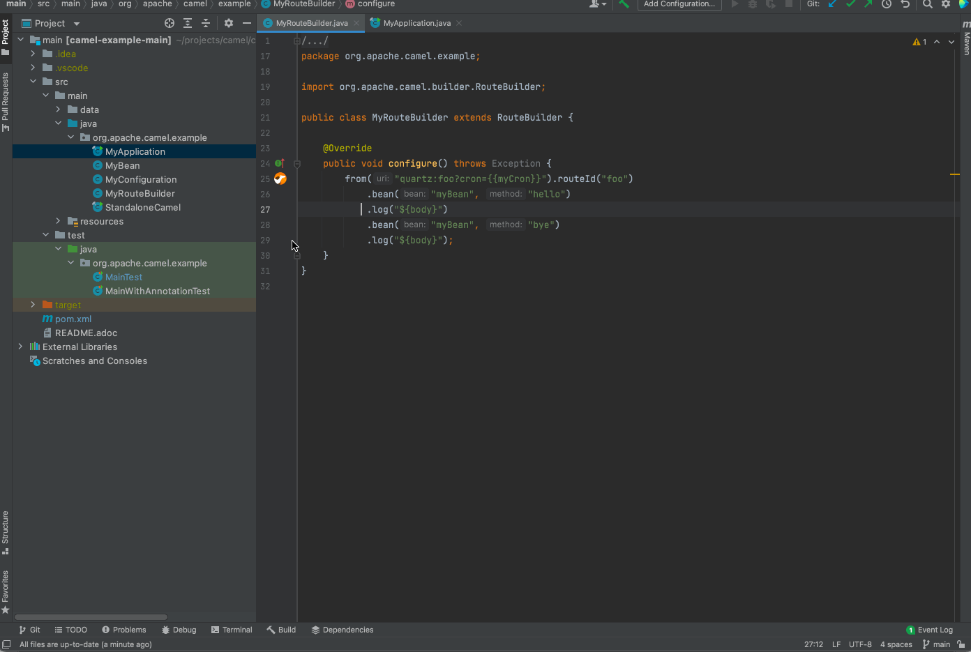 Debug a Camel Application with the Java Launcher